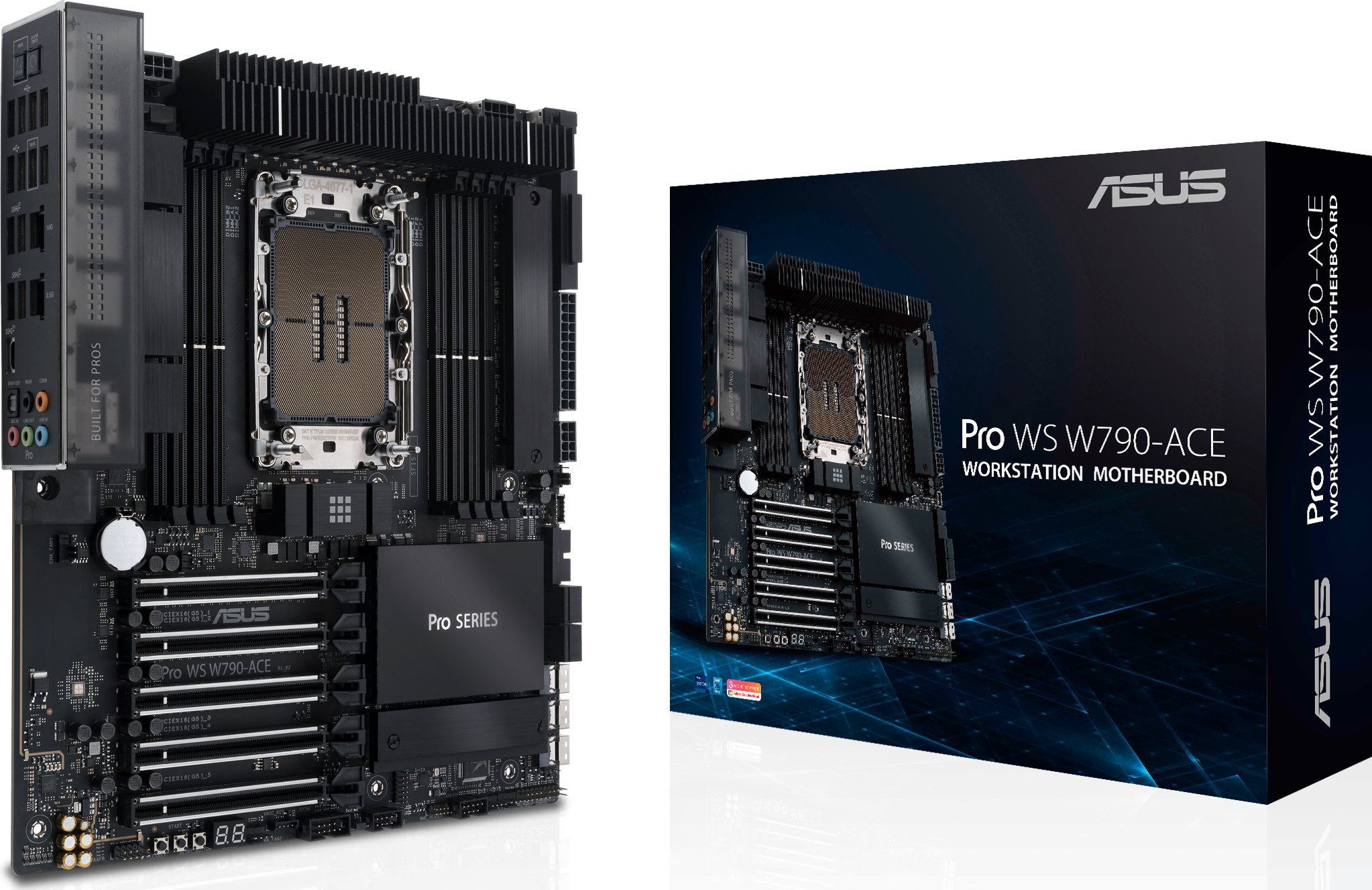 ASUS PRO WS W790-ACE LGA4677 ATX 8xDDR4 pamatplate, mātesplate