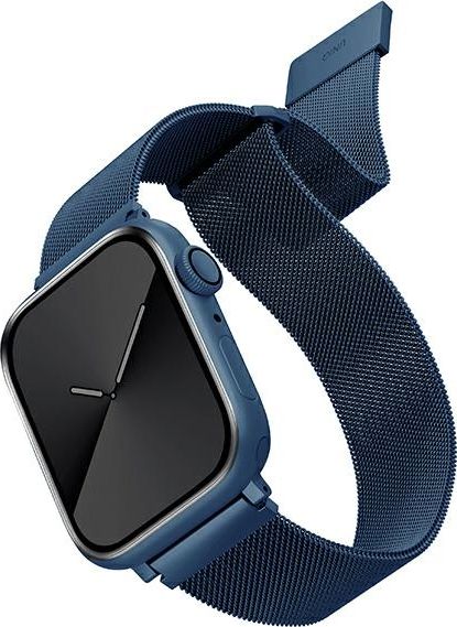 Uniq UNIQ pasek Dante Apple Watch Series 4/5/6/7/SE 42/44/45mm. Stainless Steel niebieski/cobalt blue UNIQ561BLU (8886463679197)