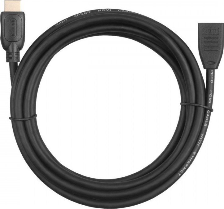 Cable HDMI F-M v.2.0 3m extension cord kabelis video, audio