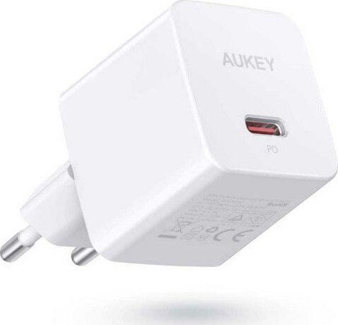 Mini ladowarka sieciowa PA-Y20S White 1xUSB-C 20W PD Power Delivery iekārtas lādētājs