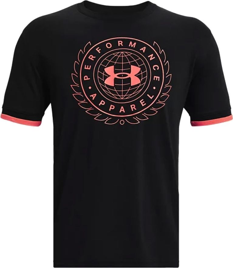 Under Armour Koszulka sportstyle UA Crest SS 1361665 112 1361665 001 czarny S 1361665 001 (194513535132)