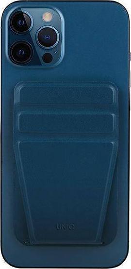 Podstawka Uniq UNIQ Lyft magnetyczny stojak na telefon snap-on stand and card holder niebieski/blue Mobilo telefonu turētāji