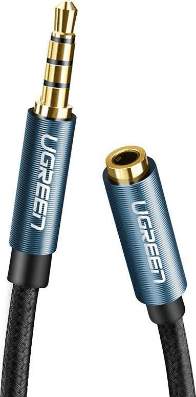 UGREEN  AUX jack audio extender 3.5 mm AV118, 1m (blue) USB kabelis
