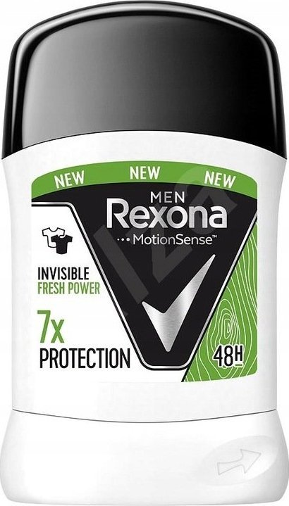 Unilever Rexona Motion Sense Men Dezodorant sztyft Invisible Fresh Power 48H 50ml 665751