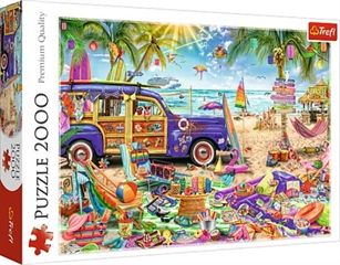 Trefl Puzzle 2000 elementow Tropikalne wakacje 27109 TREFL (5900511271096) puzle, puzzle