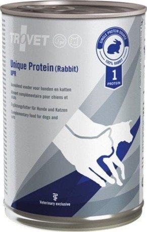 Trovet Trovet UPR Unique Protein 400 g z krolikiem, dla psow i kotow 12864437 (8716811031370) barība suņiem