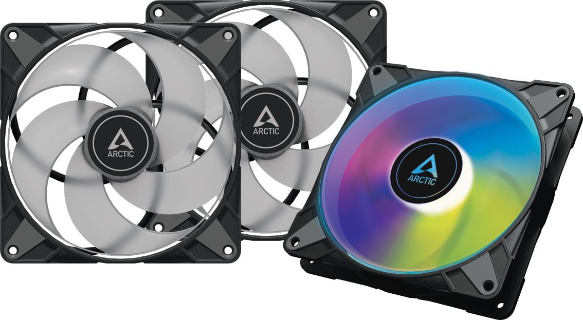 Arctic P14 PWM PST A-RGB 0dB black, 140mm, 3-pack (ACFAN00257A) ventilators