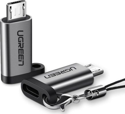 Ugreen USB Type C to micro USB adapter gray (50590) USB kabelis