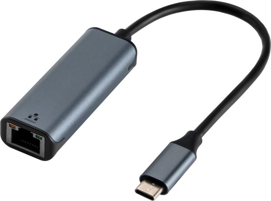 HUB USB Art HUB adapter USB-C na ETHERNET 10/100/1000Mbps RJ45 OEM-C6 (5906721171355) USB centrmezgli