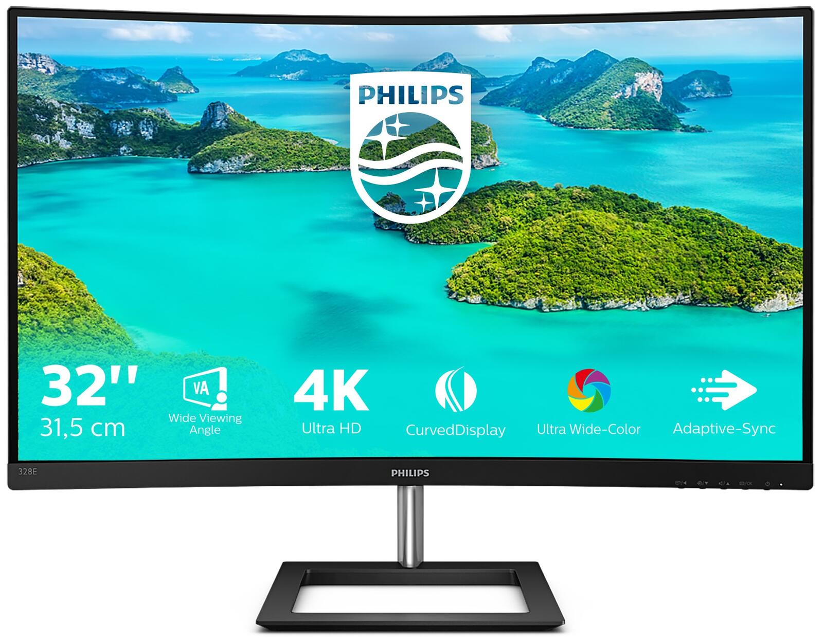 Philips 328E1CA/00 31,5'' 4K UHD, VA, HDMI/DP, speakers monitors