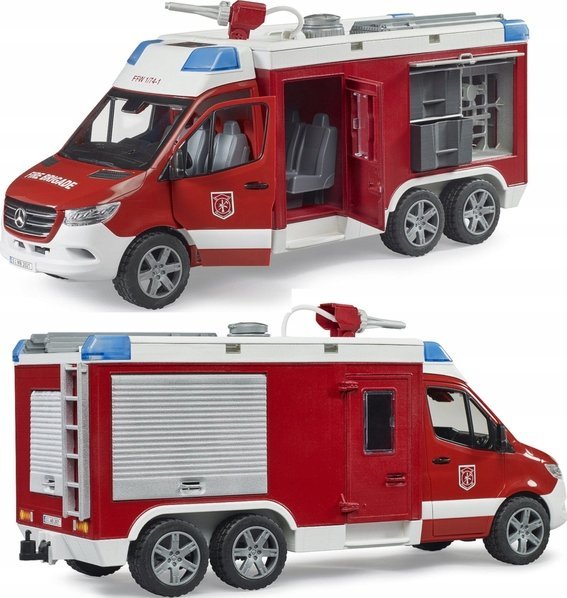 Bruder Vehicle MB Sprinter Fire Engine with a water can Rotaļu auto un modeļi