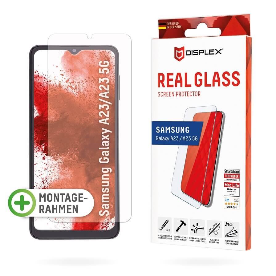 DISPLEX Panzerglas Displayschutz fur Samsung Galaxy A23/ A23 5G 01672 (4028778117672) aksesuārs mobilajiem telefoniem