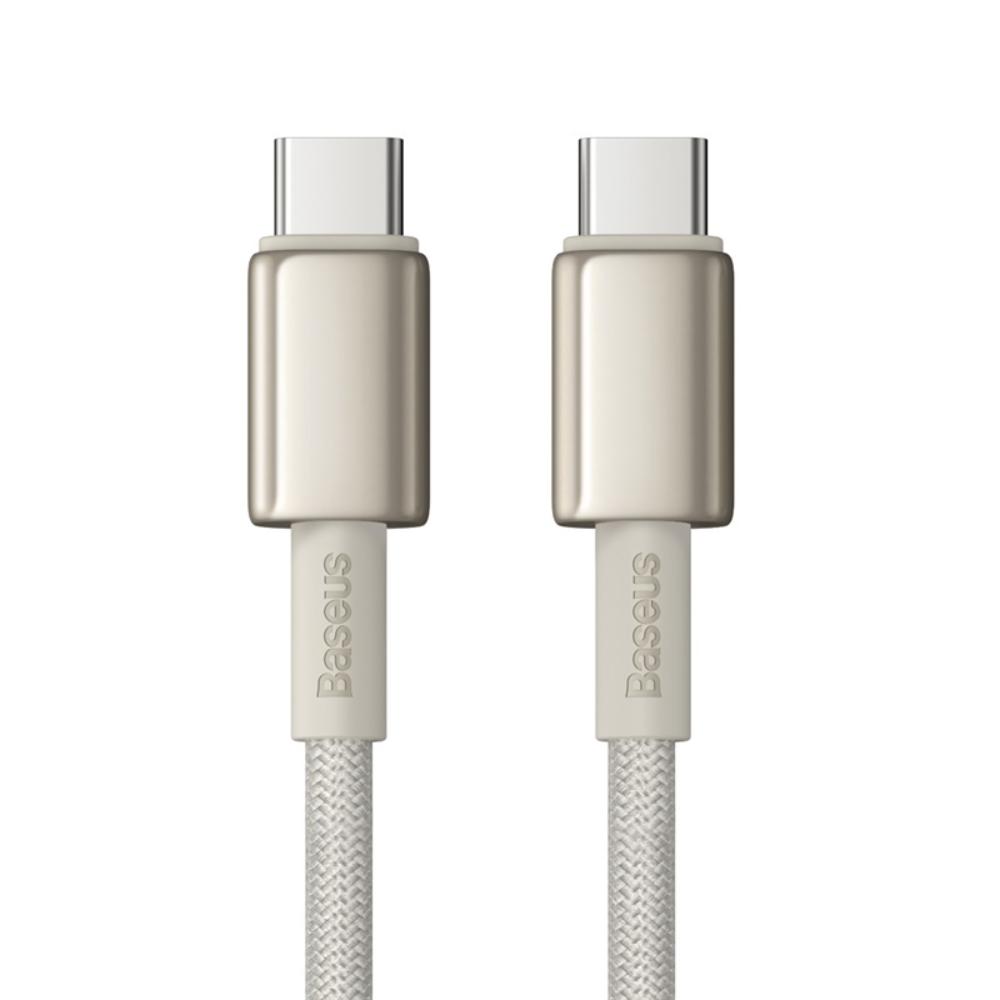 Baseus USB-C - USB-C Cable 2m Gold (BSU4882) USB kabelis