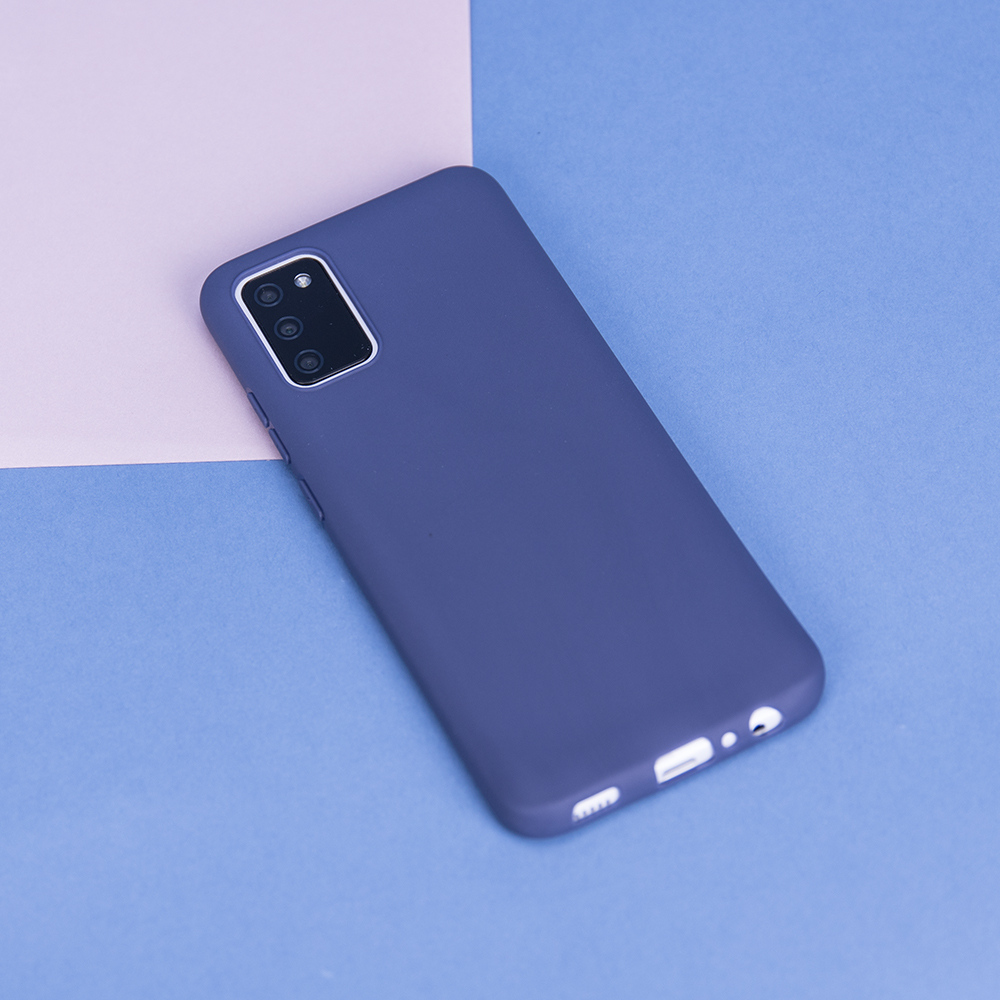 Matt TPU case for Samsung Galaxy M15 5G dark blue maciņš, apvalks mobilajam telefonam