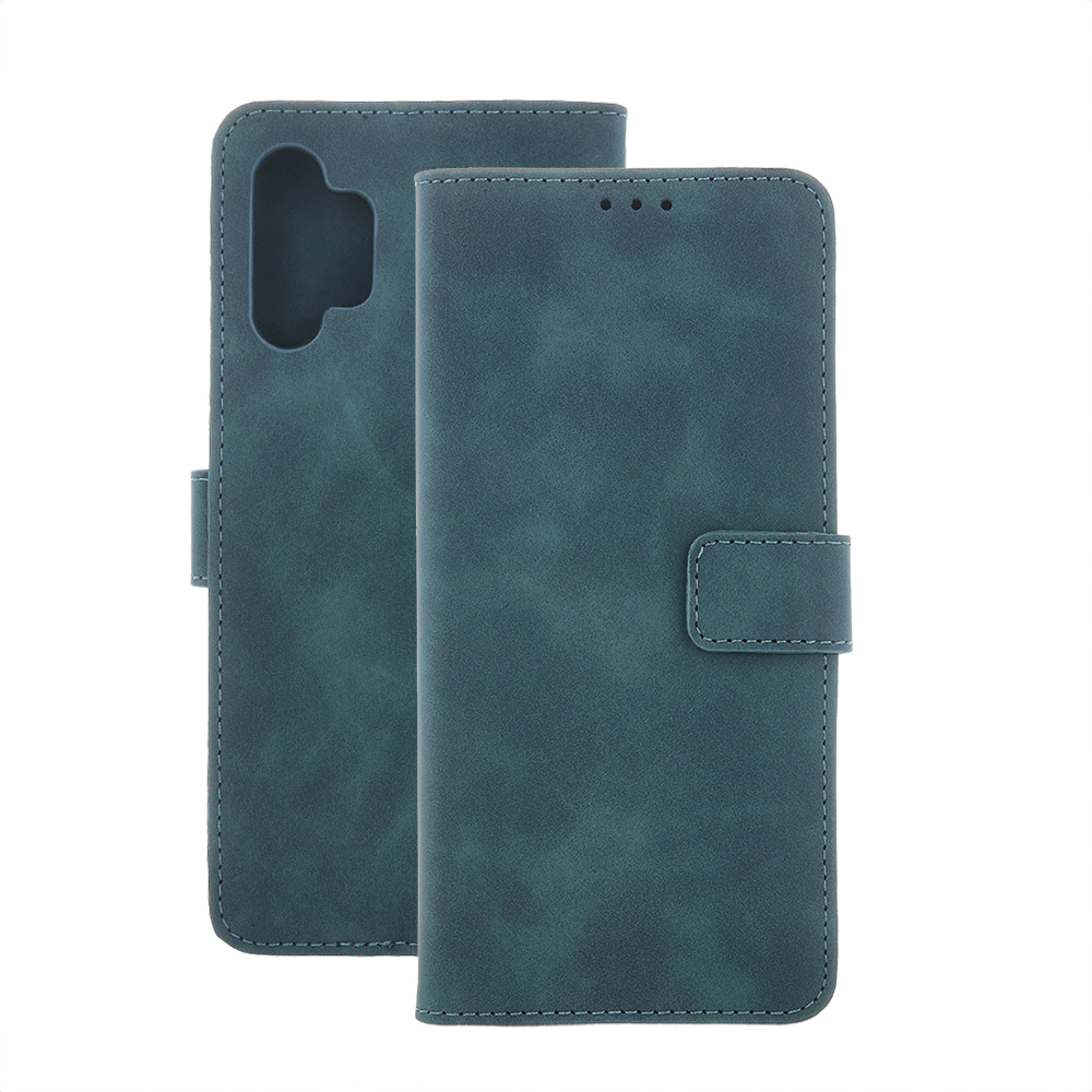 Smart Velvet case for Samsung Galaxy A35 5G dark green maciņš, apvalks mobilajam telefonam