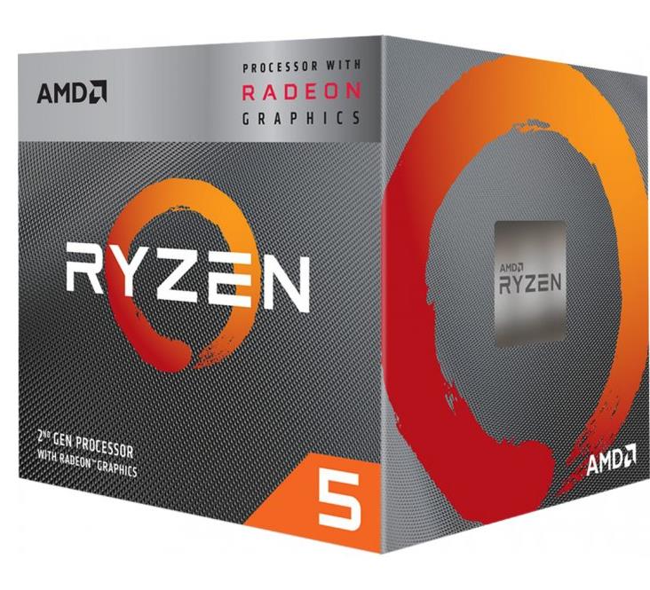AMD Ryzen 5 4600G, 3.7 GHz, 8 MB, BOX (100-100000147BOX) CPU, procesors