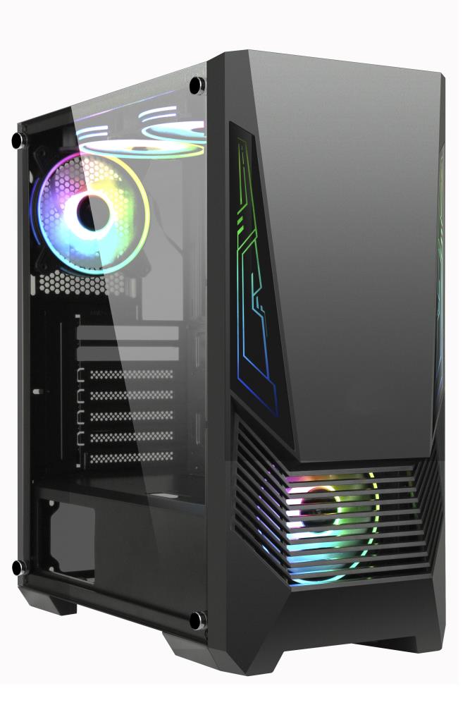 Case|GOLDEN TIGER|Buffalo M730i|MidiTower|Not included|ATX|MicroATX|Colour Black|BUFFALOM730I BUFFALOM730I Datora korpuss