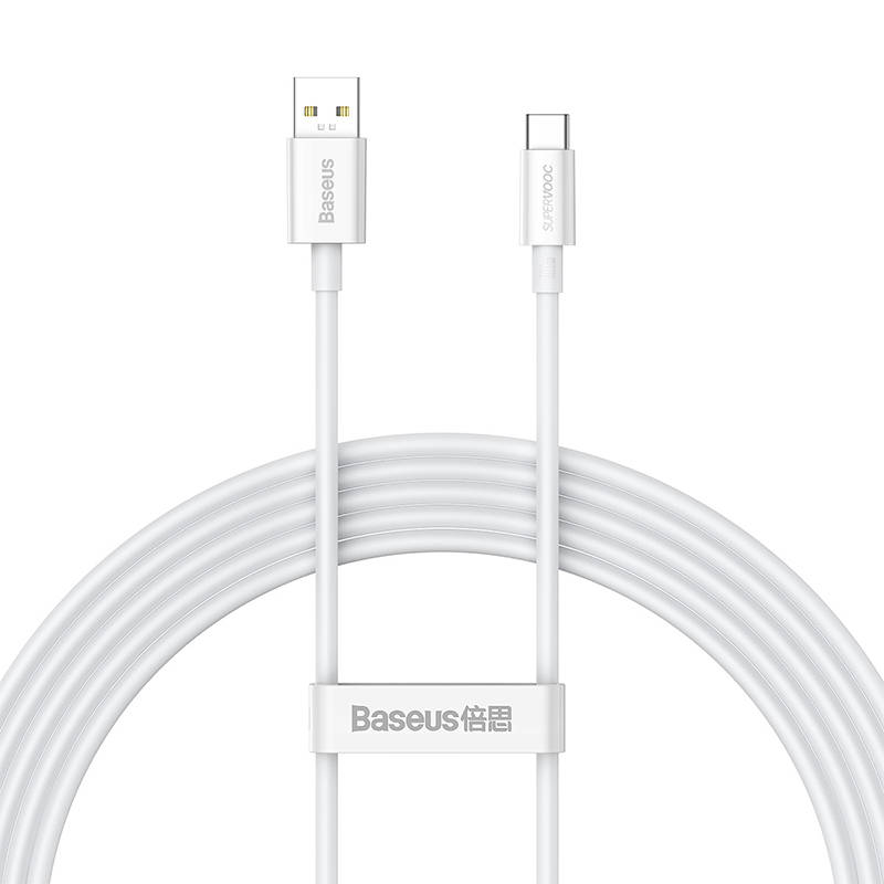 Baseus Superior Series Cable USB to USB-C, 65W, PD, 2m (white) USB kabelis