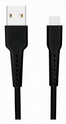 Swissten Basic Universāls Quick Charge 3.1 USB-C Datu un Uzlādes Kabelis 1m Melns USB kabelis