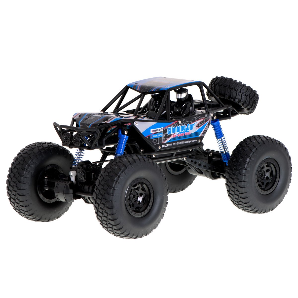 RoGer RC Crawler Climbing Rotaļu Automašīna 1:10 / 4WD / 48cm RO-6704-1 (5903039717633) Radiovadāmā rotaļlieta