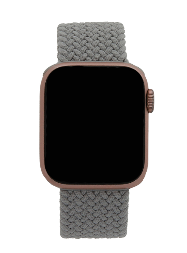 Mocco Elastīgā pulksteņu Siksniņa Priekš Apple Watch 42/44/45 mm / 145mm MC-EB-AW-145-GR (4752168122143) Viedais pulkstenis, smartwatch