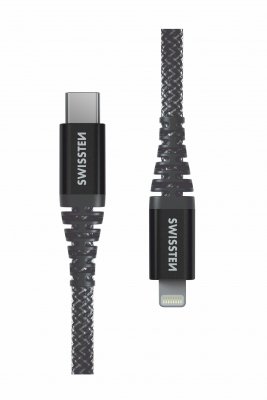 Swissten Kevlar Kabelis USB-C / Lightning 1.5m / 60w USB kabelis