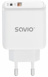 Savio LA-06 USB Quick Charge Lādētājs 30W LA-06 (5901986046905) iekārtas lādētājs