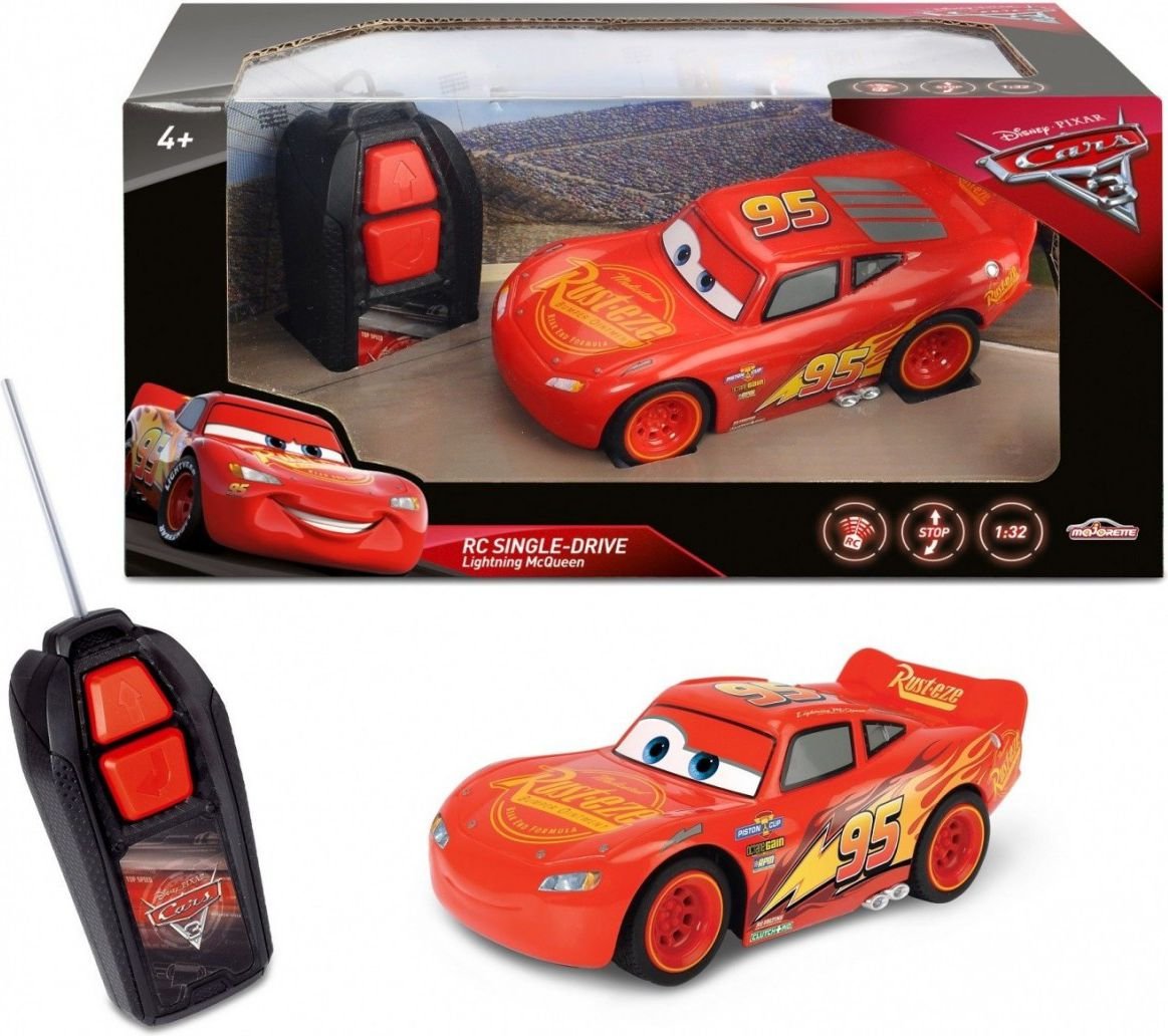 Dickie Cars 3 McQueen Rotaļu Automašīna 14cm 203081000 (4006333054198) Radiovadāmā rotaļlieta