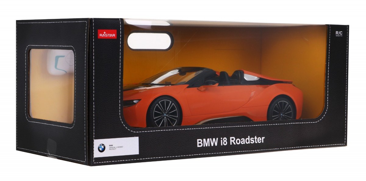 Rastar BMW I8 R/C Rotaļu mašīna 1:12 ZRC.95500.POM (5903864900644) Radiovadāmā rotaļlieta