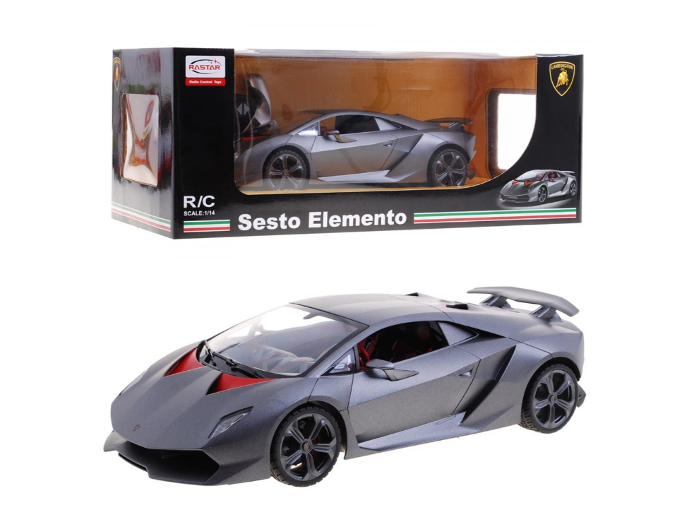 Rastar Lamborghini Sesto Elemento R/C Rotaļu mašīna 1:14 ZRC.49200.MATT (6930751306936) Radiovadāmā rotaļlieta