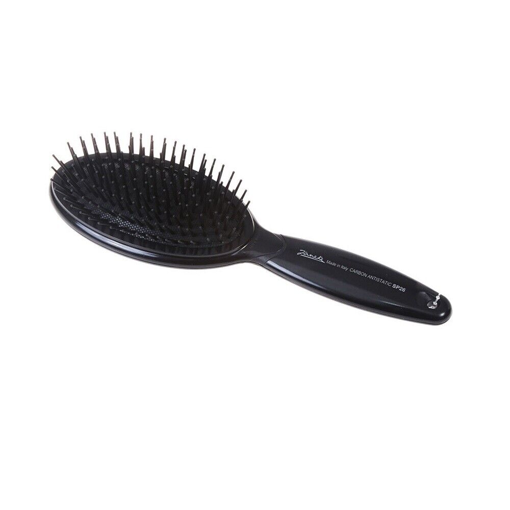 JANEKE_Linia Carbon Superbrush pneumatic hair detangling brush, Black