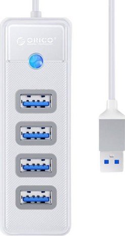 ORICO HUB USB-A, 4x USB-A (4x3.1), 5 GBPS, PW4U-U3-015-WH-EP USB centrmezgli