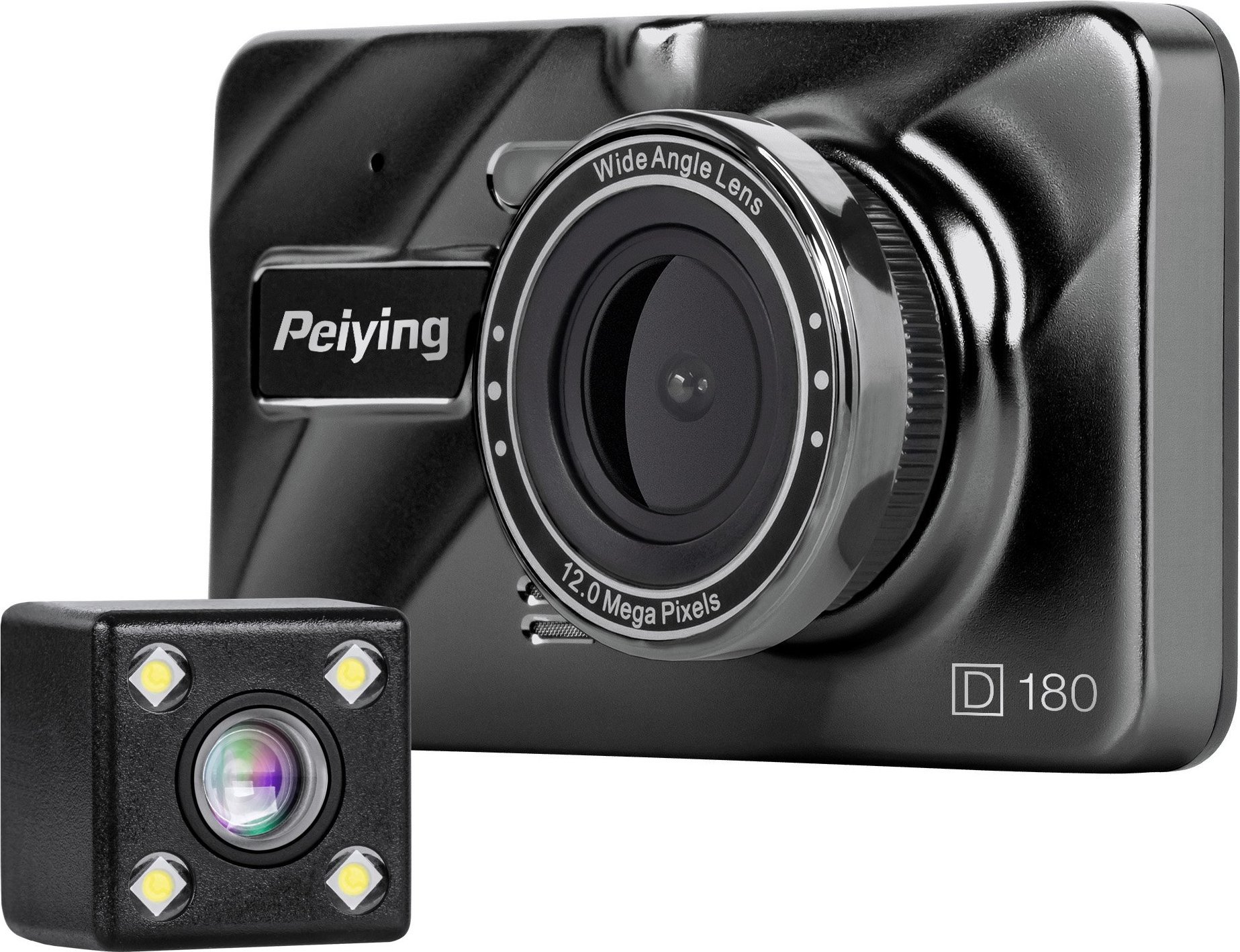 Peiying D180 Automašīnas video reģistrators + atpakaļskata kamera videoreģistrātors