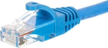 Netrack patch cable RJ45, snagless boot, Cat 6 UTP, 3m blue kabelis, vads