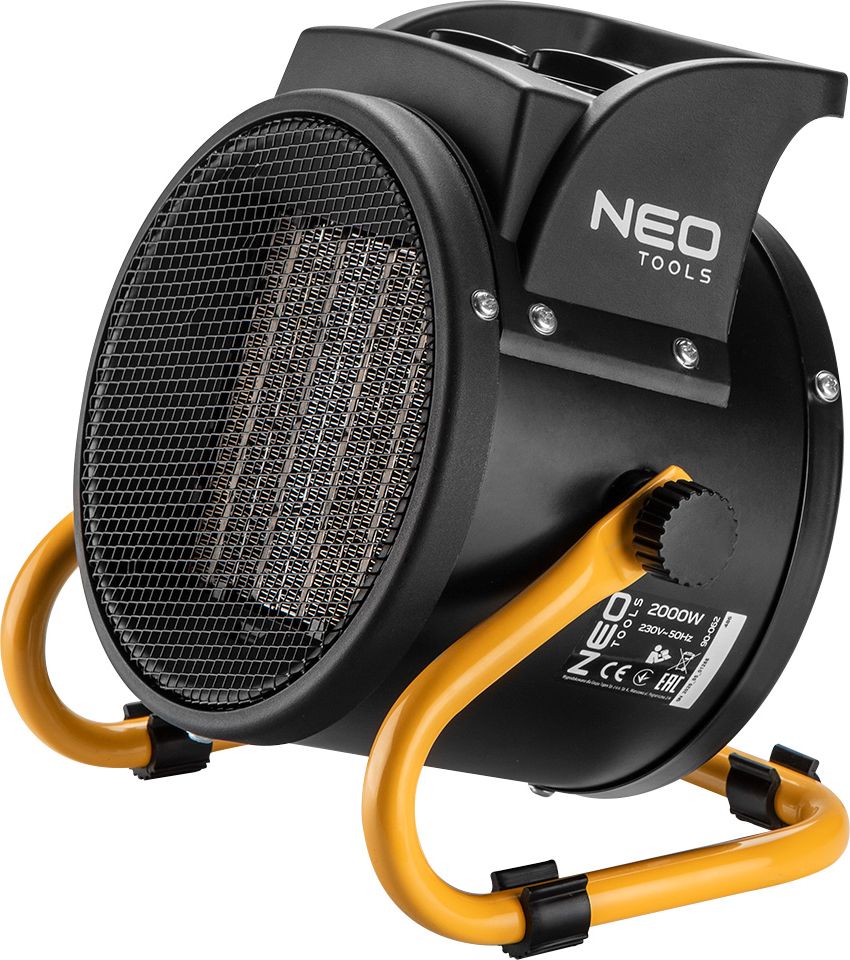 NEO TOOLS 90-062 electric space heater Ceramic PTC 2000 W Black Klimata iekārta