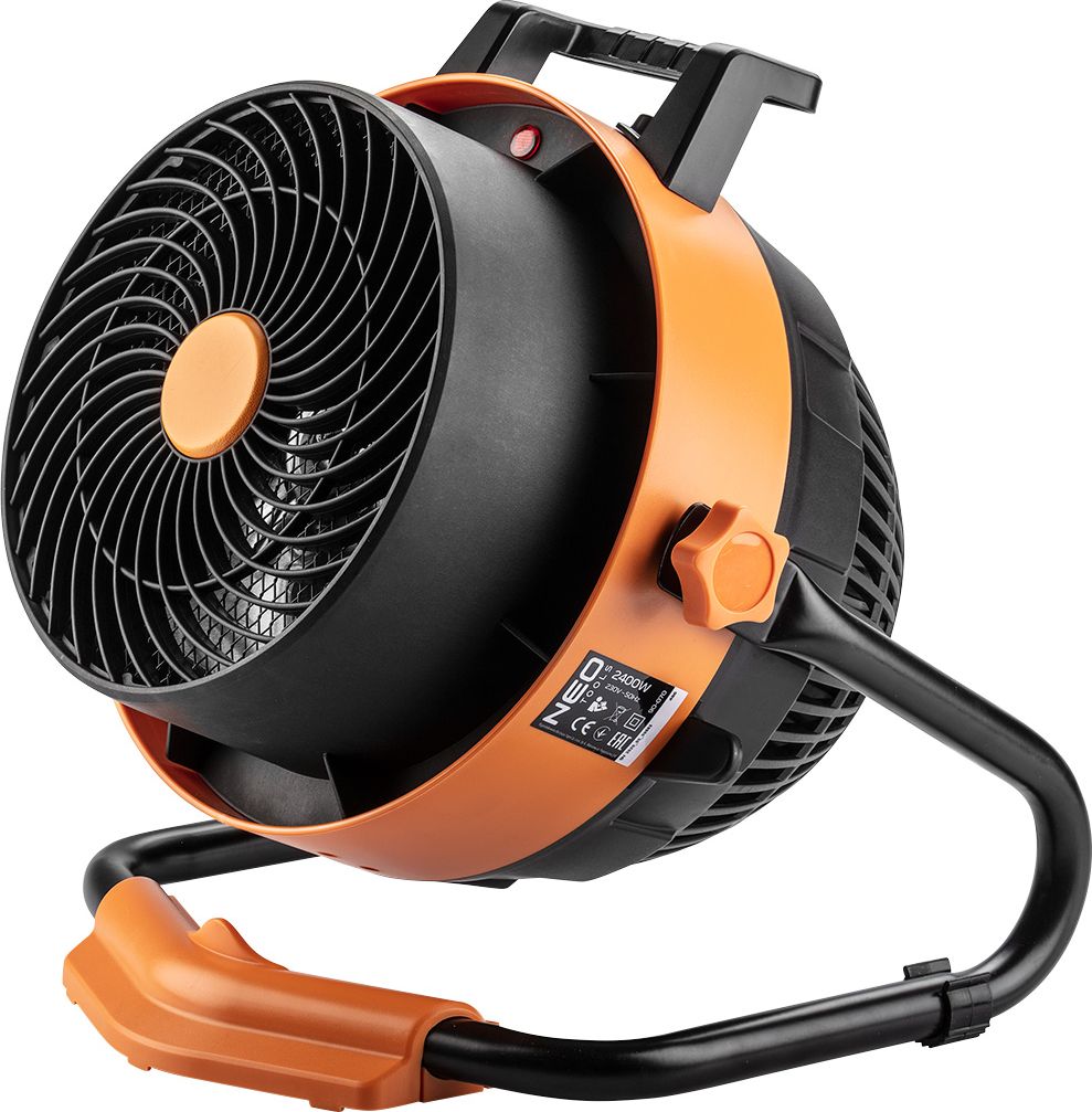 NEO TOOLS 90-070 2in1 electric space heater + Heat Fan 2400 W Black, Orange Klimata iekārta