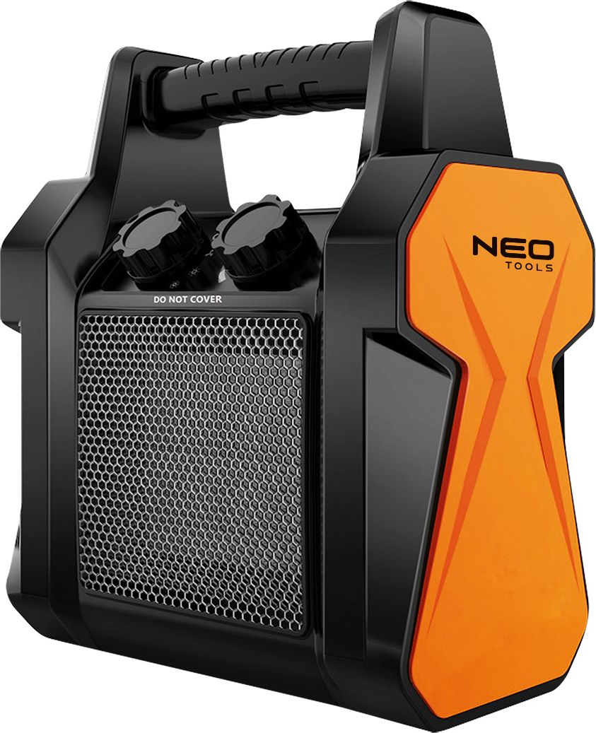 NEO TOOLS 90-061 electric space heater Ceramic PTC 3000 W Black, Orange Klimata iekārta