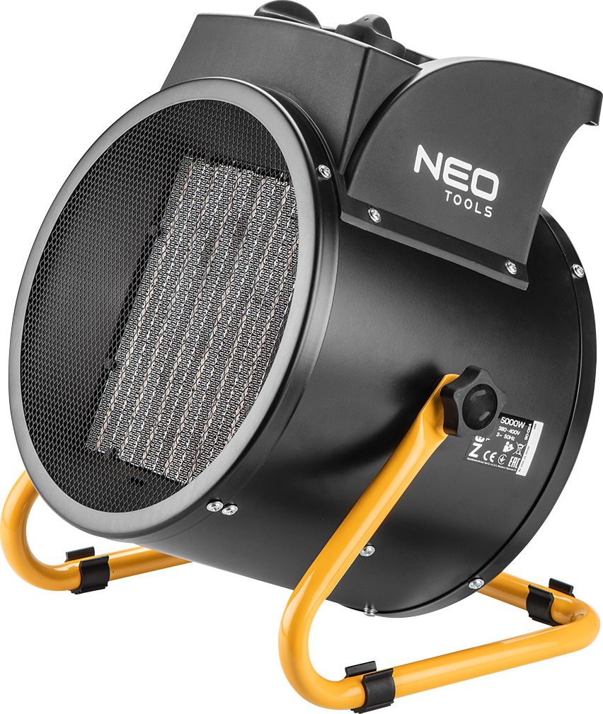 NEO TOOLS 90-064 electric space heater Ceramic PTC 5000 W Black Klimata iekārta