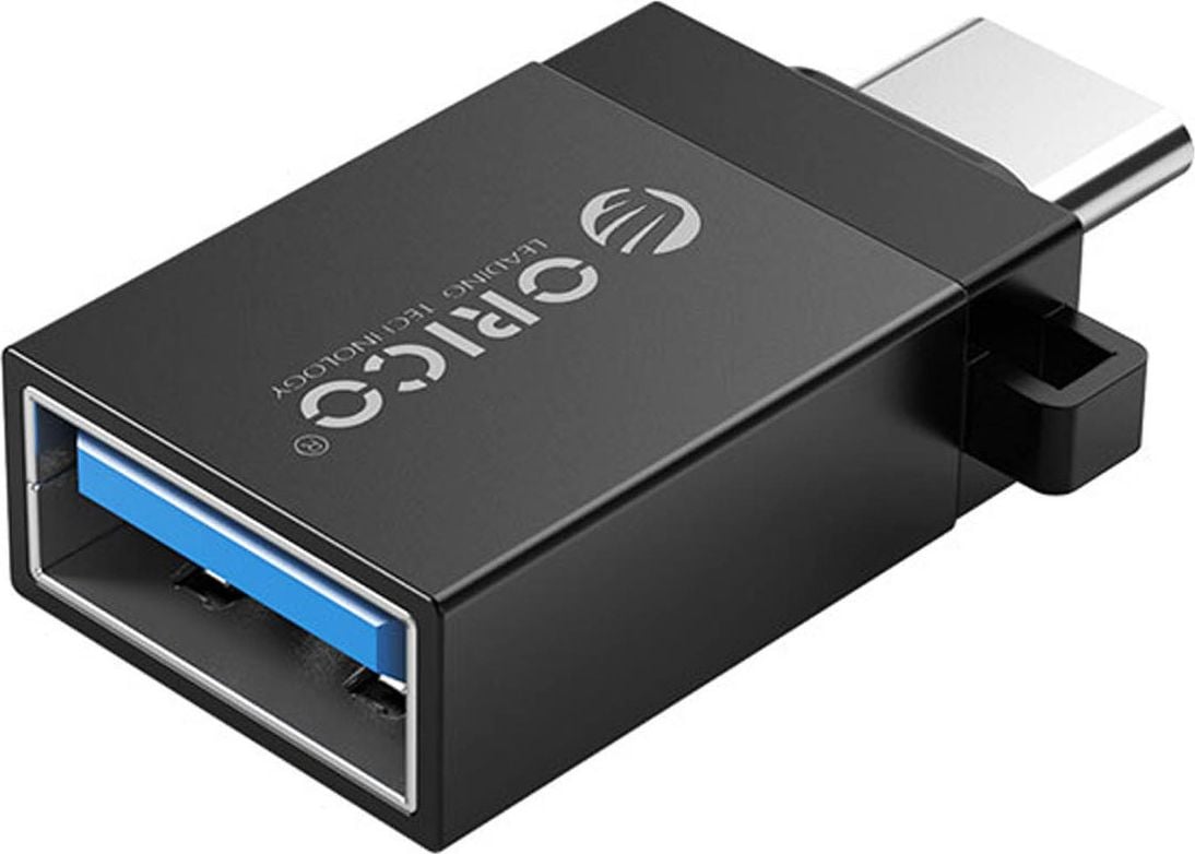 ORICO ADAPTER USB-C - USB-A 3.1, M/F, BLACK, ALU adapteris