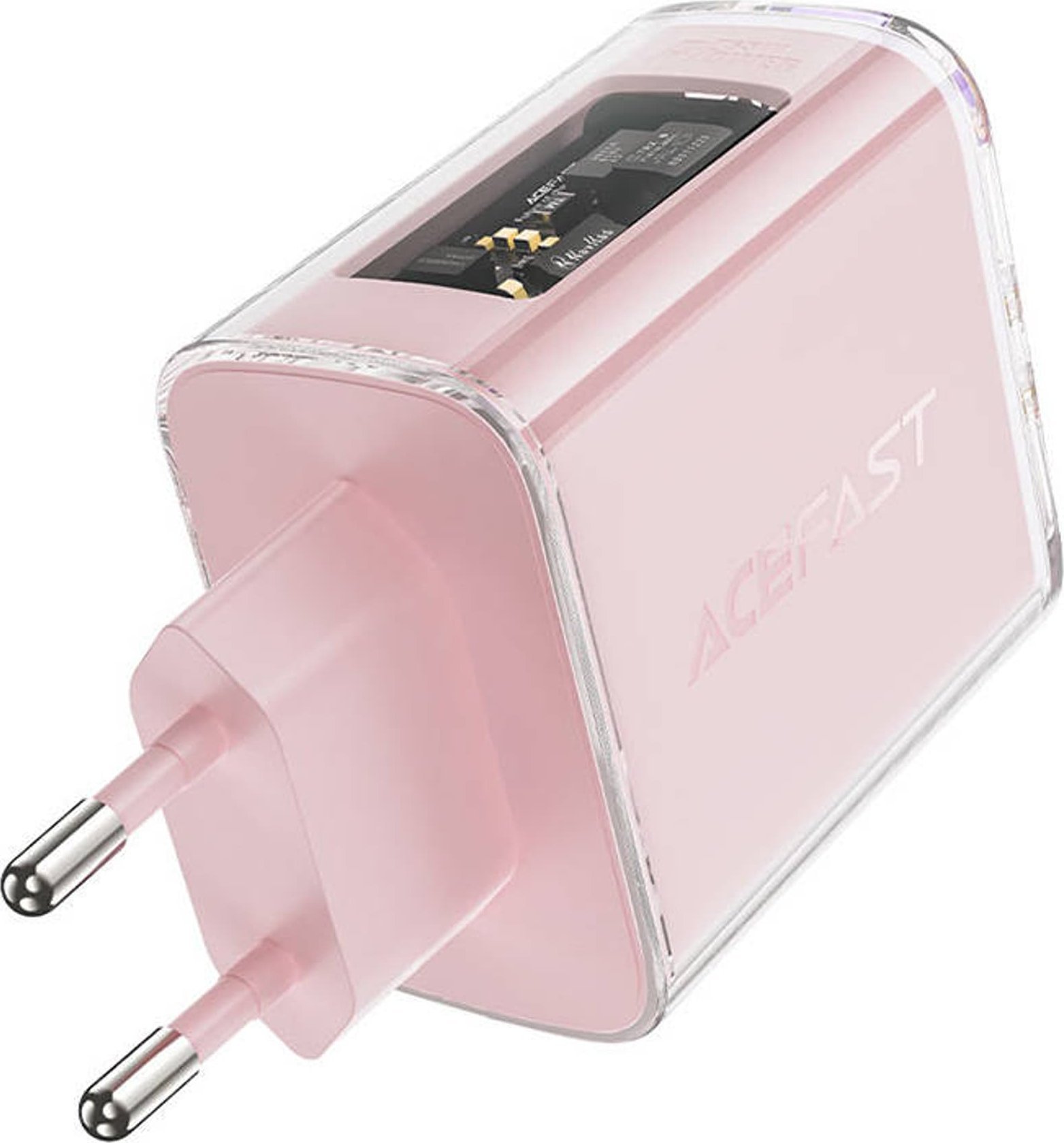 Wall charger Acefast A45, 2x USB-C, 1xUSB-A, 65W PD (pink) iekārtas lādētājs