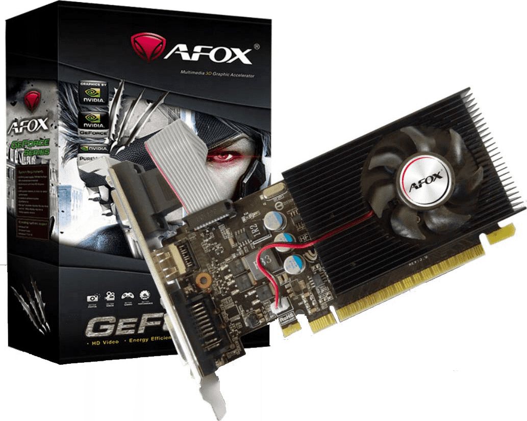 Karta graficzna AFOX AFOX Geforce GT730 4GB DDR3 128Bit DVI HDMI VGA LP Single Fan video karte