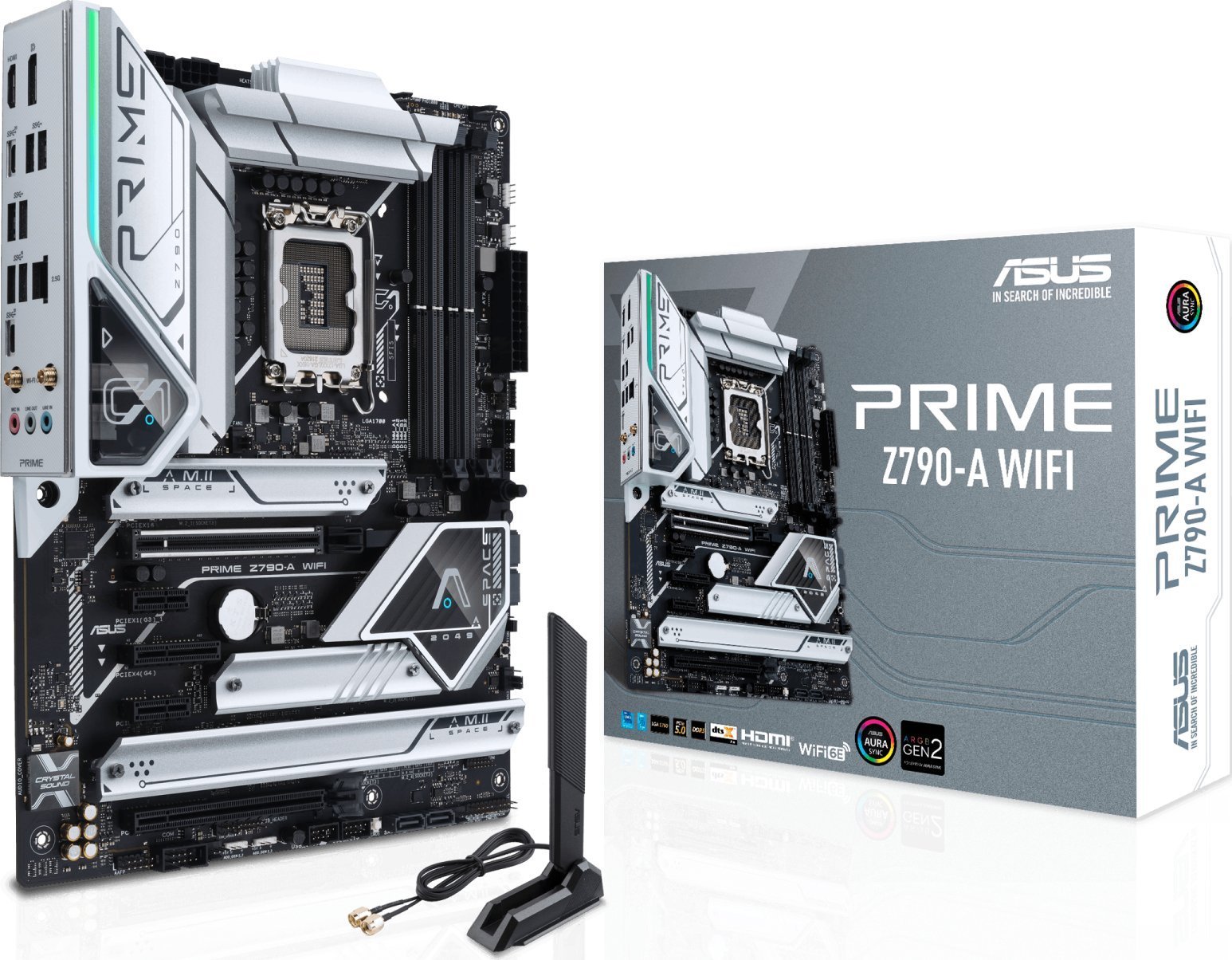 ASUS Prime Z790-A WiFi, Intel Z790 Mainboard - Socket 1700, DDR5 pamatplate, mātesplate