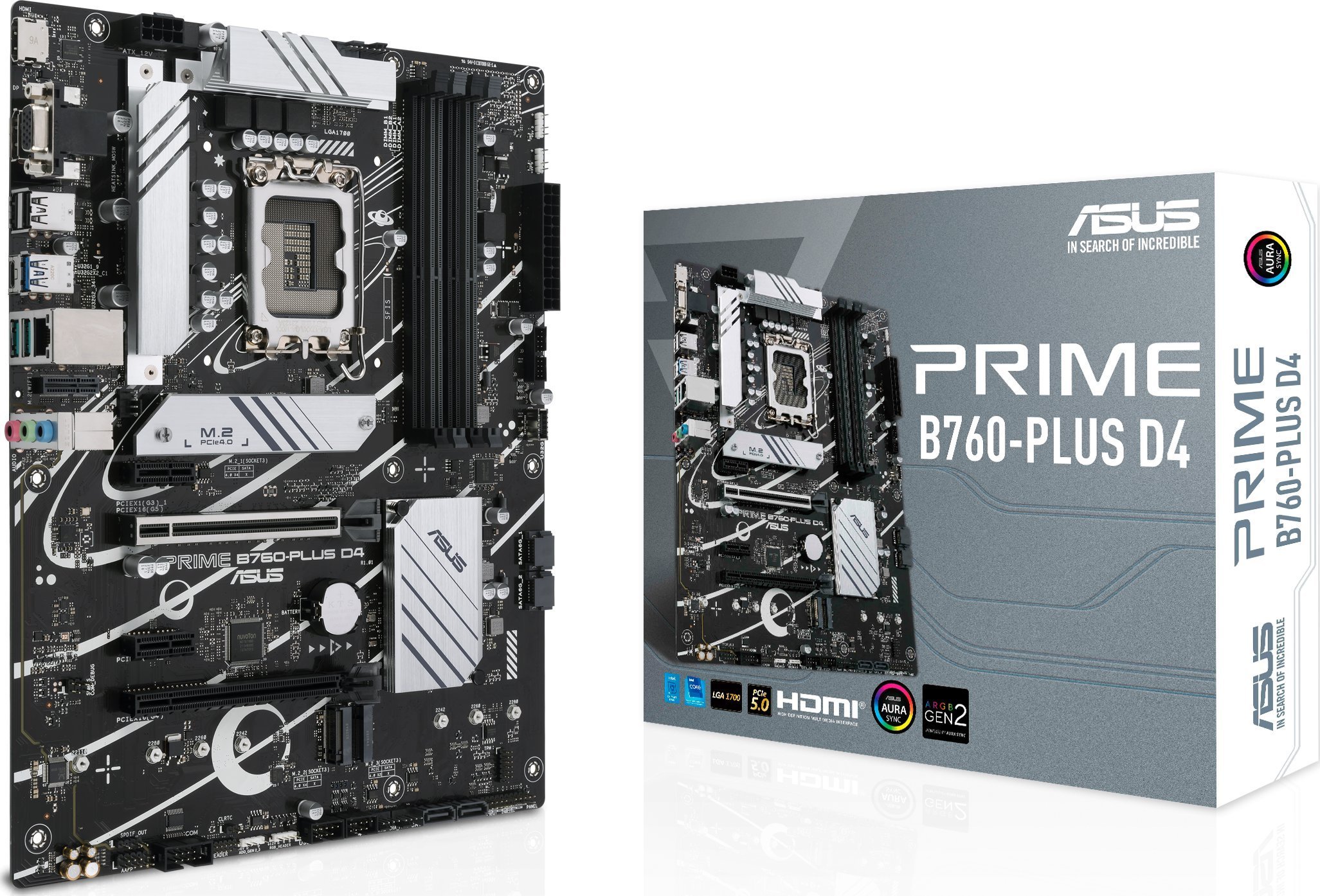 ASUS PRIME B760-PLUS D4 pamatplate, mātesplate