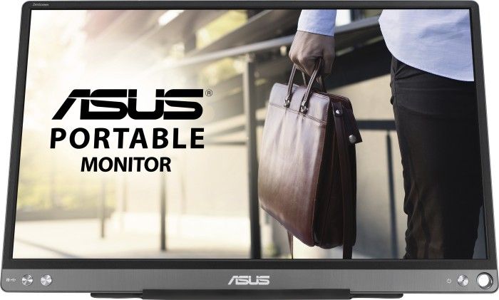 Asus Portable USB Monitor MB16ACE 15.6 ", IPS, FHD, 1920 x 1080, 16:9, 5 ms, 220 cd/m, Black/Grey monitors