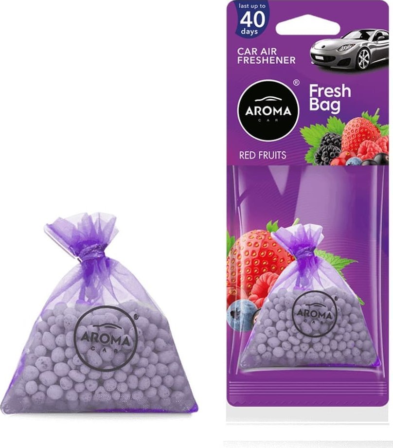 AROMA CAR Odswiezacz powietrza aroma fresh bag red fruits - new - ceramic AMI-A10298 (5904224102982)