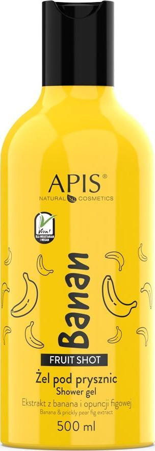 Apis APIS_Fruit Shot Shower Gel zel pod prysznic Banan 500ml 5901810007294 (5901810007294)