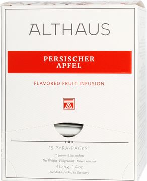 Althaus Althaus - Persischer Apfel Pyra Pack - Herbata 15 piramidek 8505235 (4260312440093) piederumi kafijas automātiem