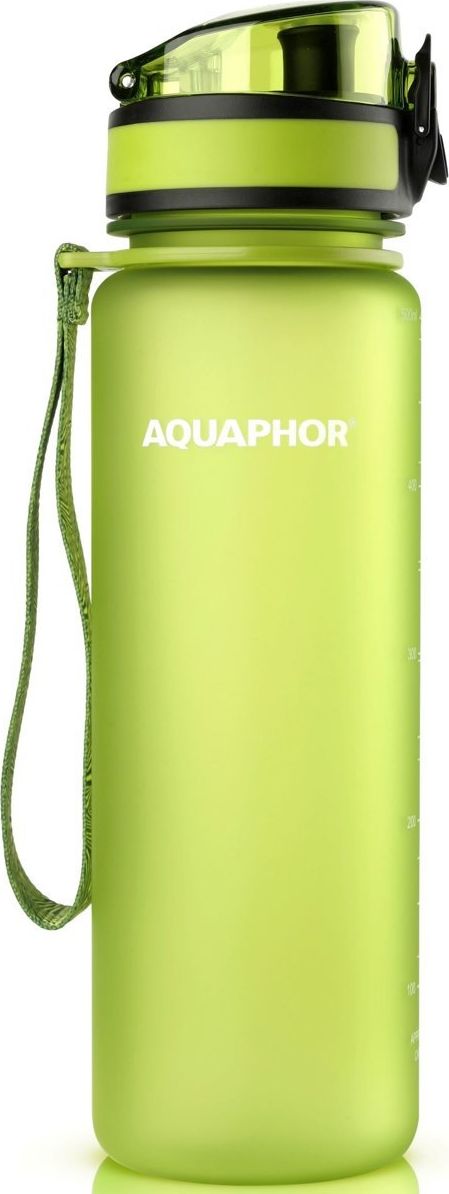Aquaphor Butelka filtrujaca zielona 500 ml City Limonka (4744131015743) Sporta aksesuāri