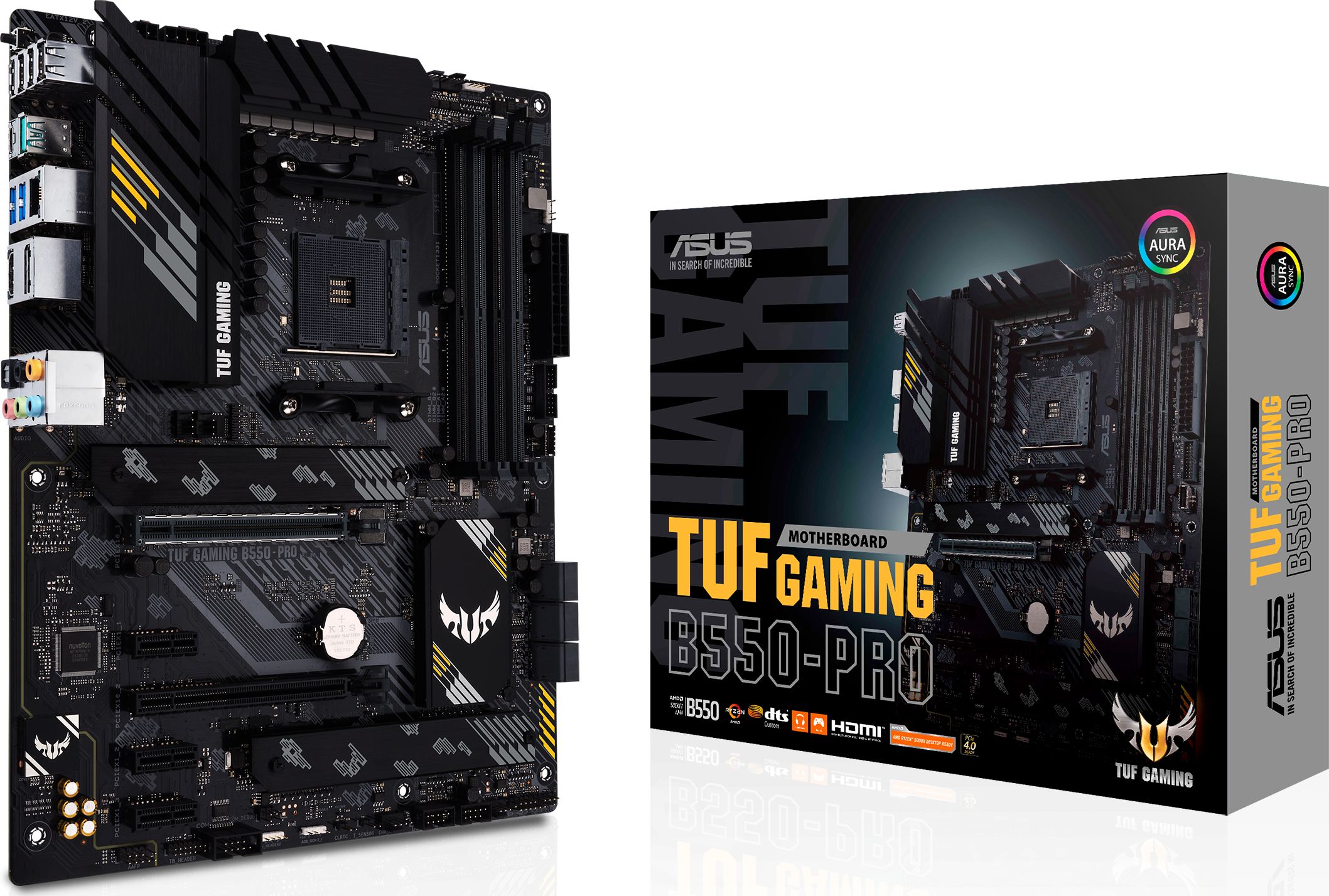 ASUS TUF GAMING B550-PRO pamatplate, mātesplate