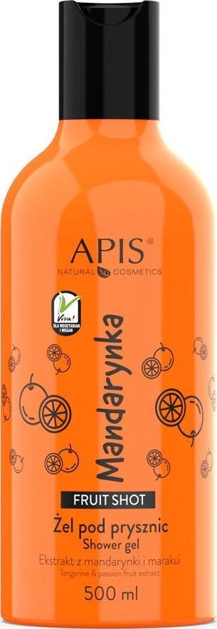 Apis APIS_Fruit Shot Shower Gel zel pod prysznic Mandarynka 500ml 5901810007287 (5901810007287)